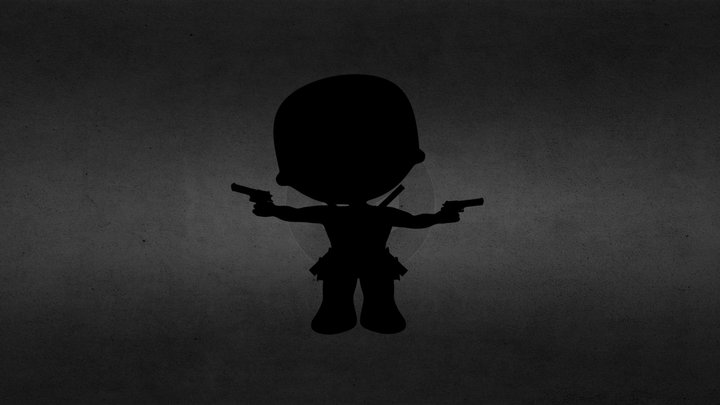 DEADPOOL Mini 3D Model
