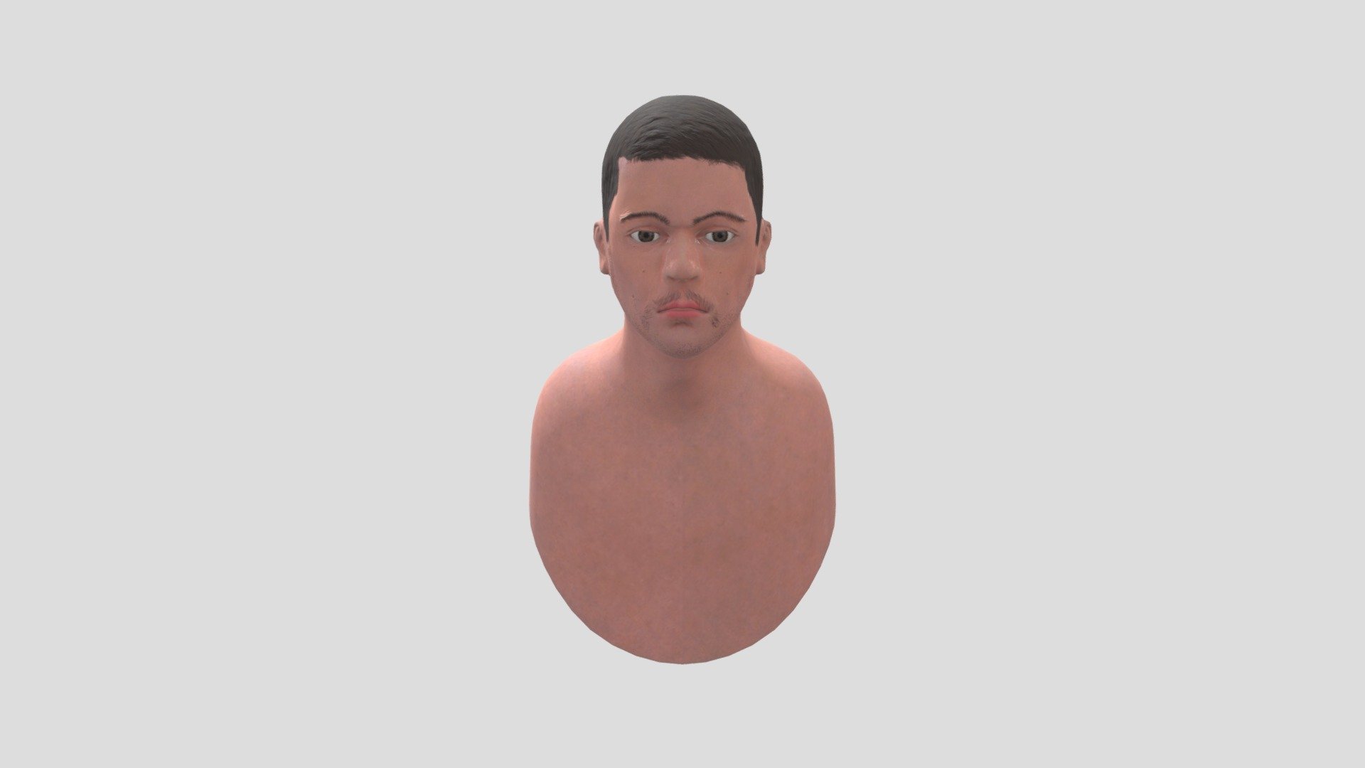 Male Head Bust Download Free 3D model by DanielOssa [2461e57] Sketchfab