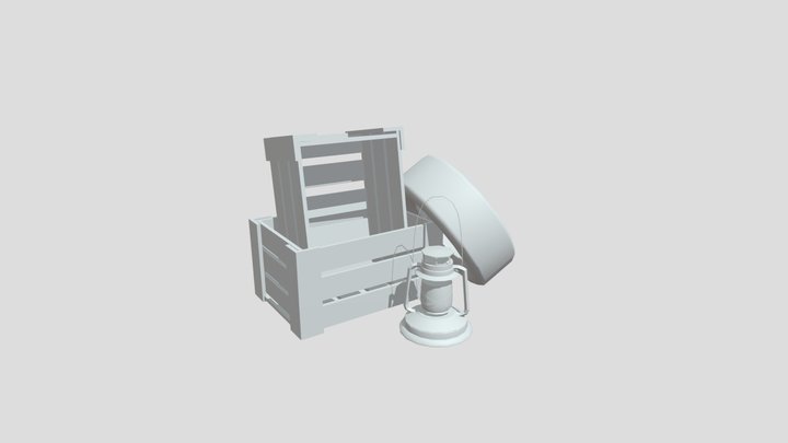 Swamp - 3 Simple props 3D Model