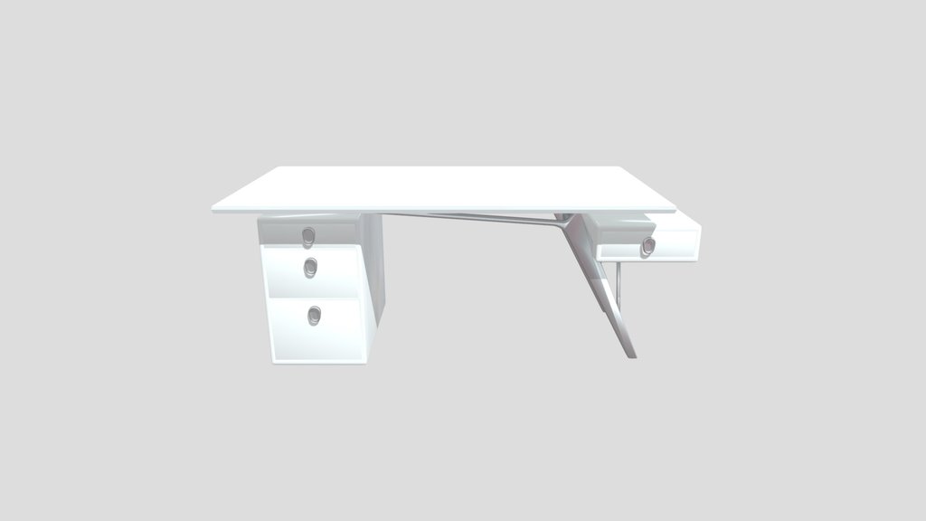 Jetson Glass Top Desk By Djh