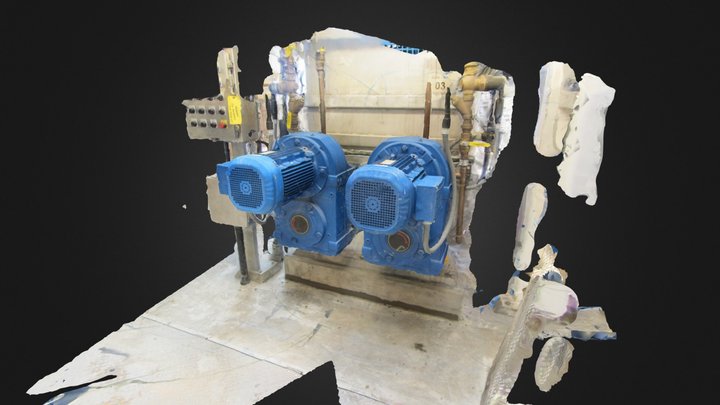 Blue-PumpsImage 3D Model