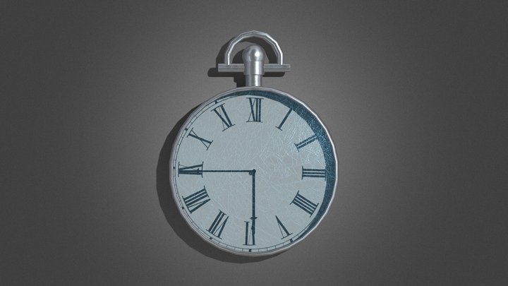 Broken Pocketwatch 3D Model