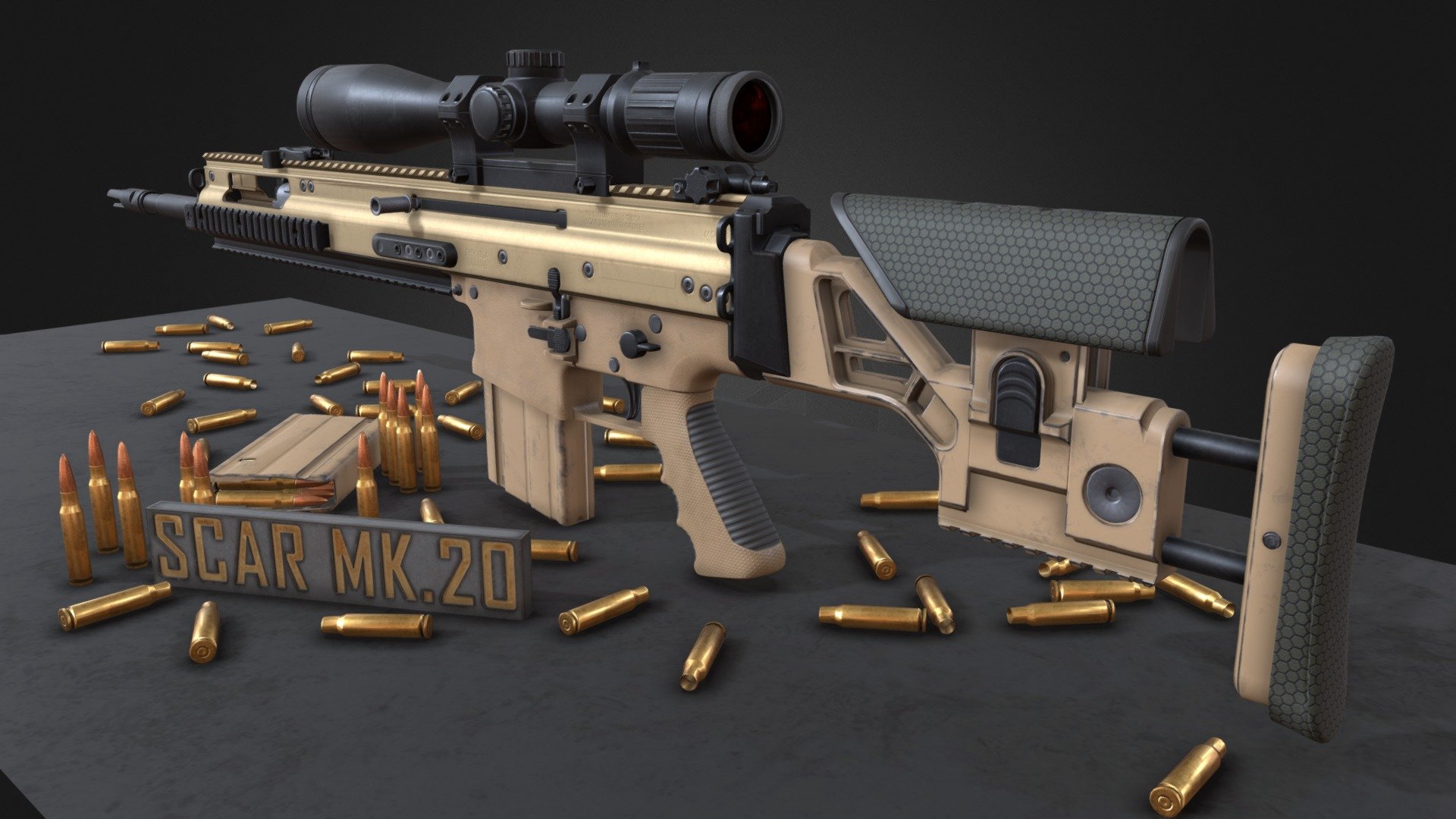 MK.20 "Real Deal" - 3D model by Yusup K. (@Kulduev) [2462a13] - Sketchfab
