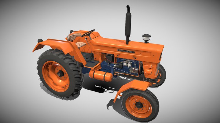 U650 Tractor v4 3D Model