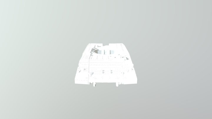 001-merkava-mk4-v2-main-body-hollow (repaired) 3D Model