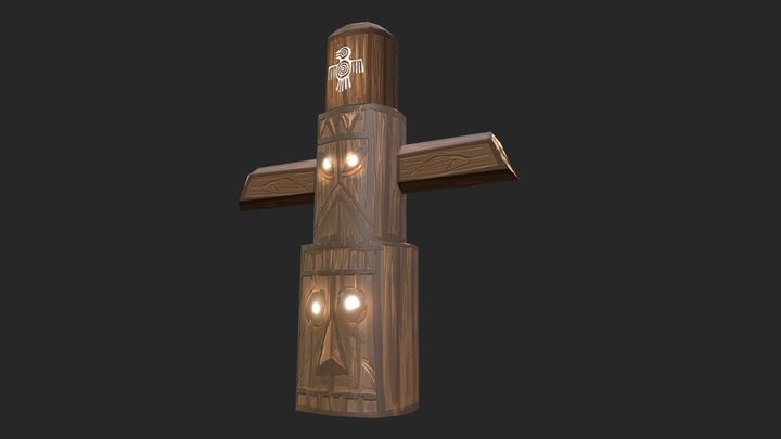 Totem game prop - 4 The Kingdom 3D Model