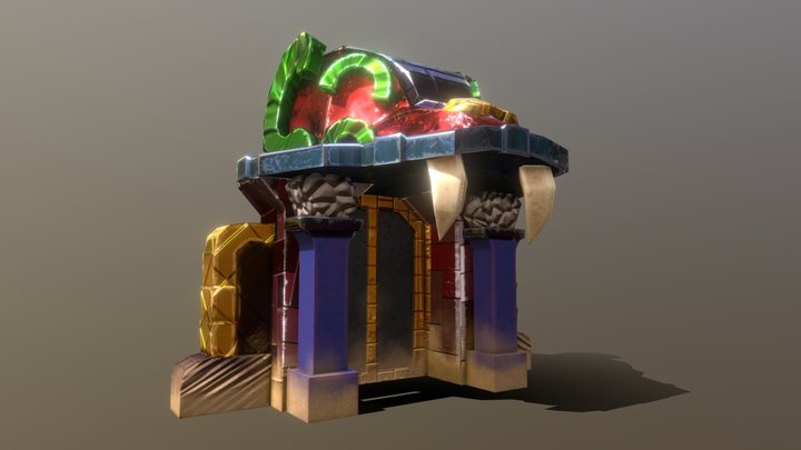 Temple Entrance Exam 3D Model