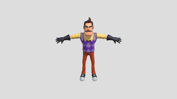 The Neighbor (Neighbor's Dark Riddle) 3D Model