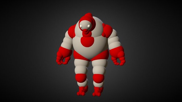Bubble bot fat 3D Model