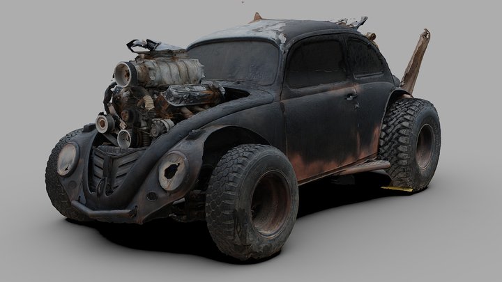 Mad Bug (Free Raw Scan) – Gratis 3D-model STL