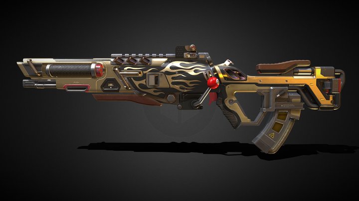 Apex Legends VK-47 Flatline Road Rage Mythic – Kostenloses 3D-Modell STL