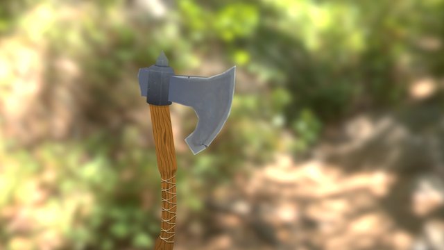 Ax model - CG Cookie texturing exercise 3D Model