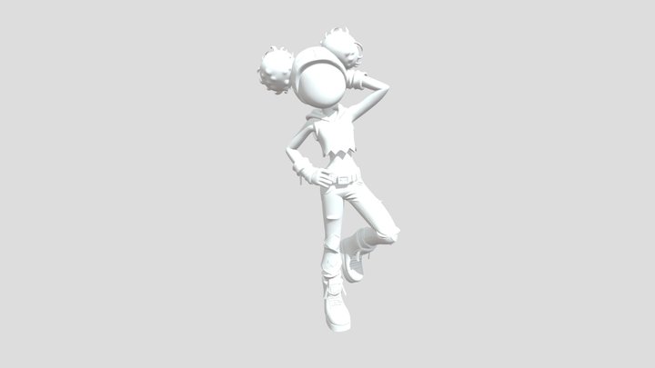 Luvly blank base 3D Model