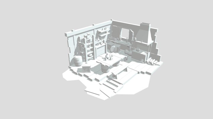 GAME398_room 3D Model