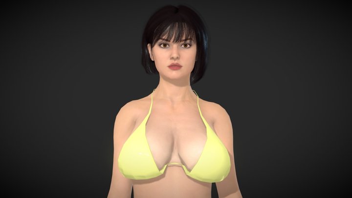 Rosalie - Realistic Curvy Women 3D Model