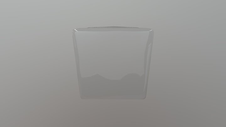 low poly GLASS BLOCK