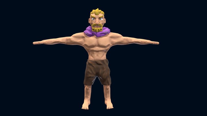 Lost Warrior 3D Model