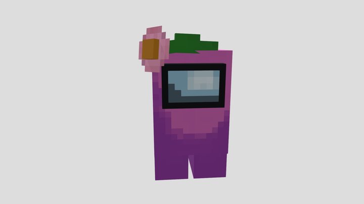 Among Us "Pink" 3D Model