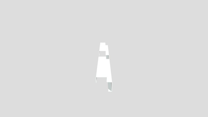 窗框部件1220 3D Model