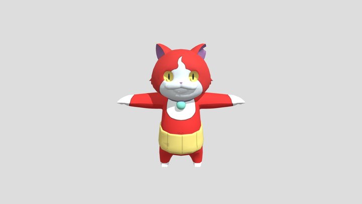 Jibanyan (Lightside) 3D Model