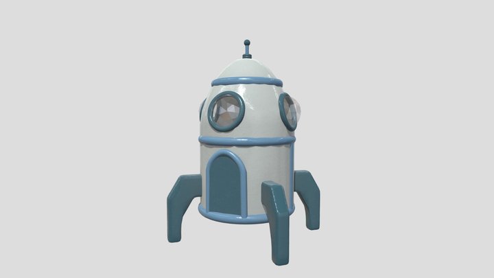 Space Ship 3D Model