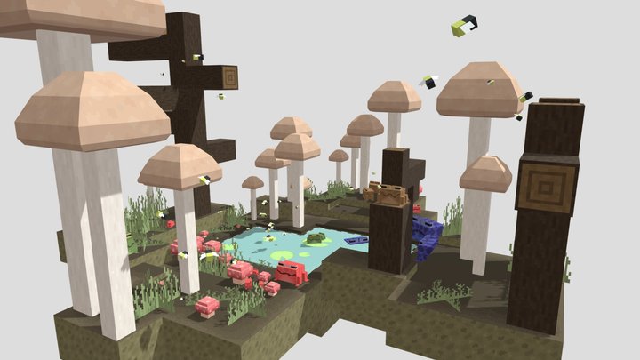 Frog Zone 3D Model