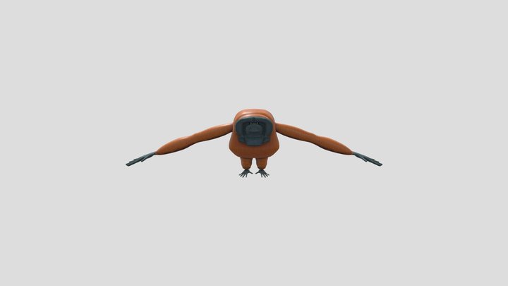 Orangutan 3D Model