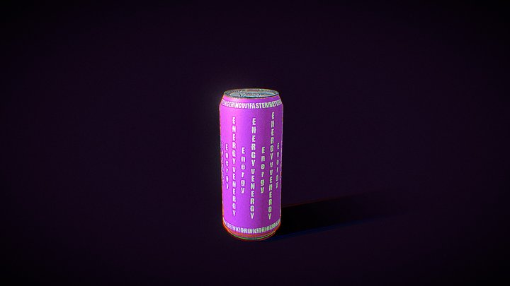 Energy Drink 3D Model