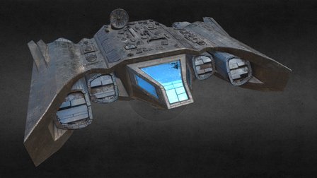 Spaceship 3D Model