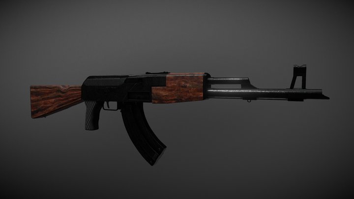 AK-47 3D Model