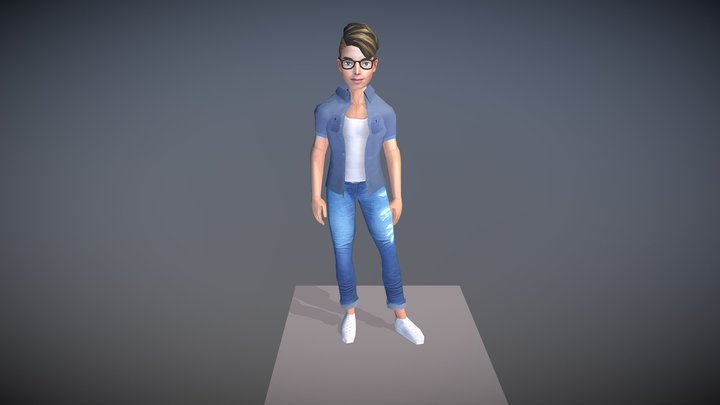 Male Avatar 3D Model