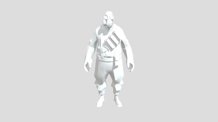 Pyro tf2 3D Model