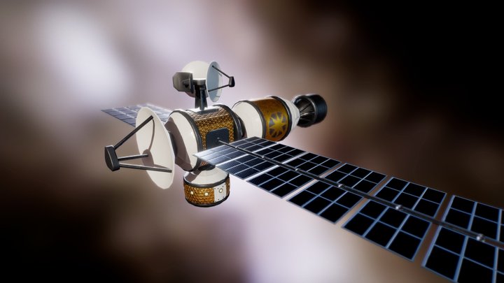 Scout Spaceship 3D Model