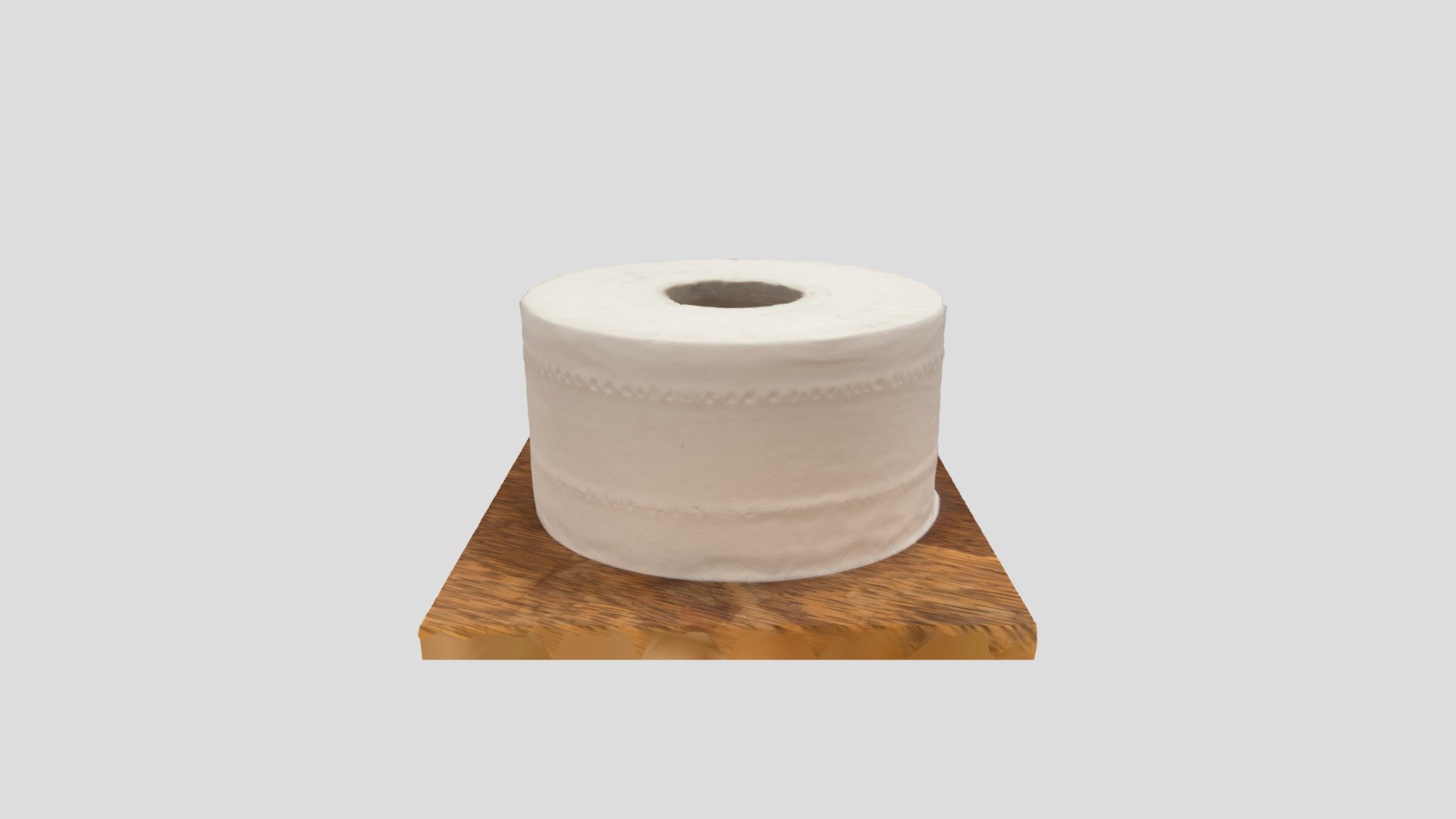 Toilet paper Download Free 3D model by Alyehyawi1 [2471476] Sketchfab