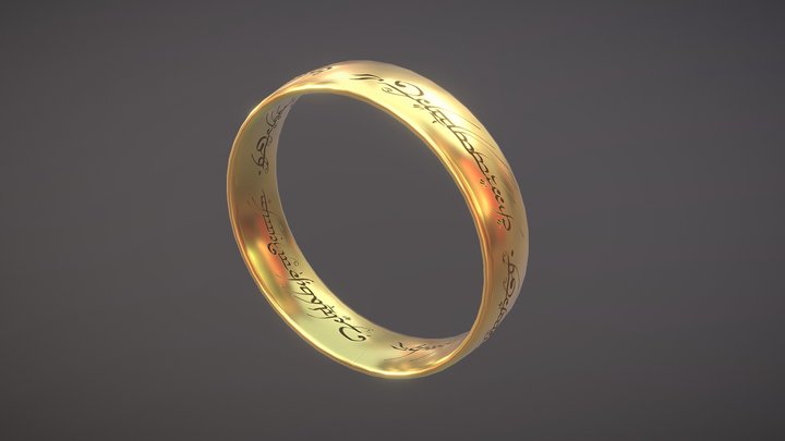 One Ring 3D Model