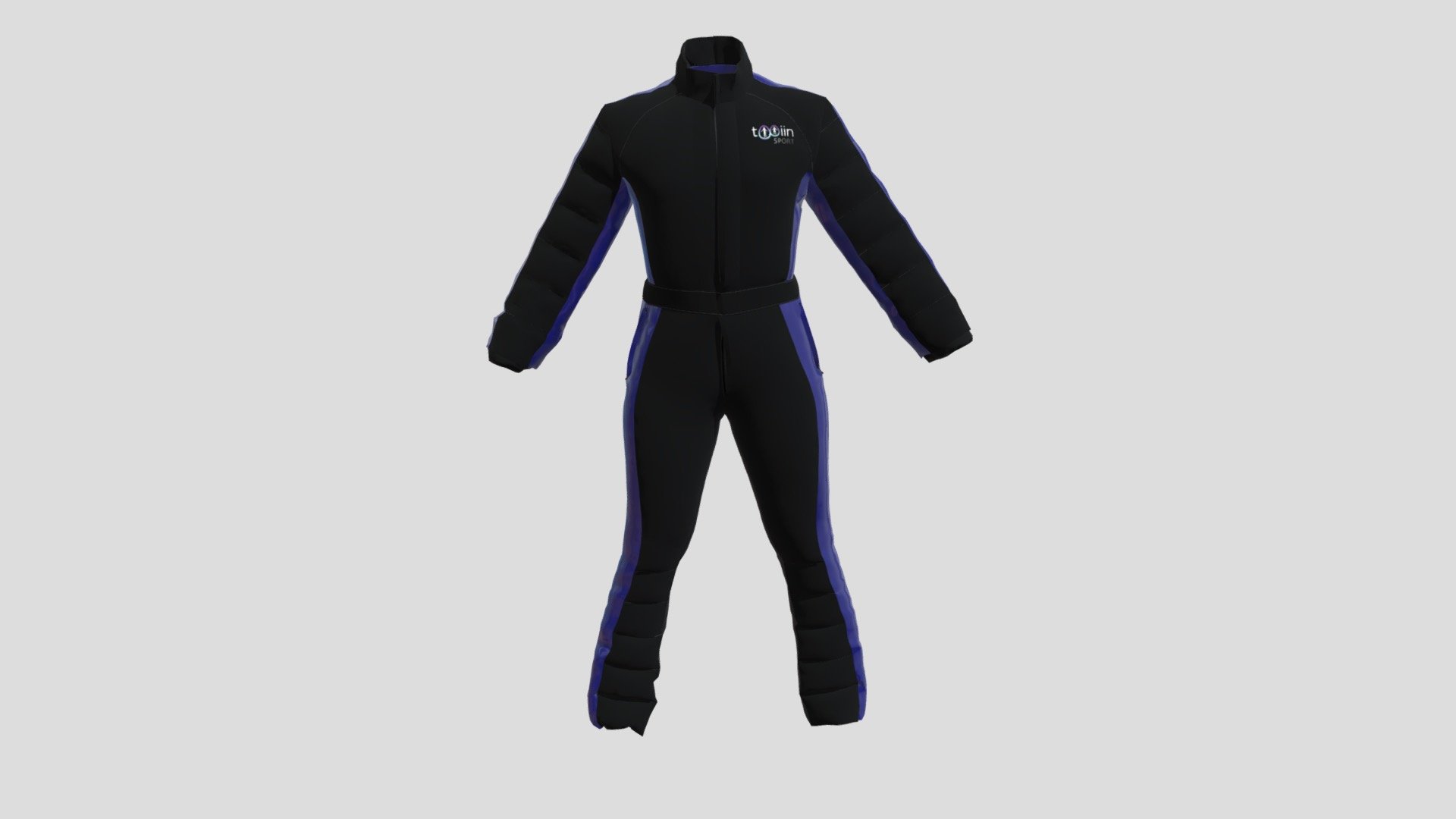 ski jumpsuit t00iin Woman — Sketchfab embed 3D viewer