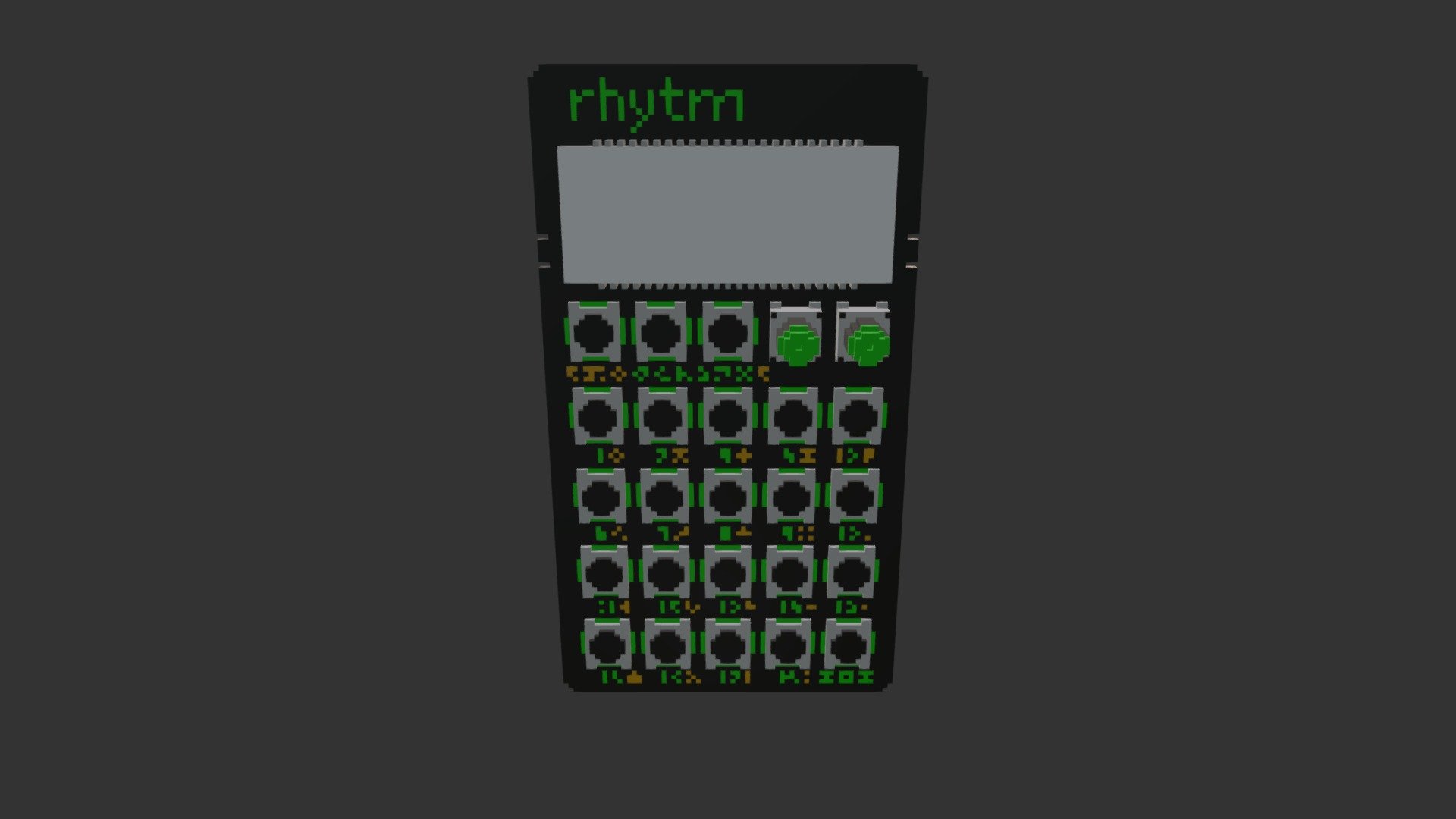 Pocket Operator 12 3D model by ismaelopd [247346d] Sketchfab