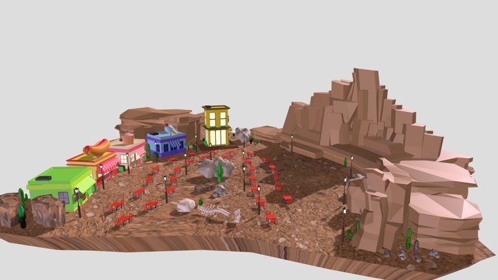 Shops 3D Model