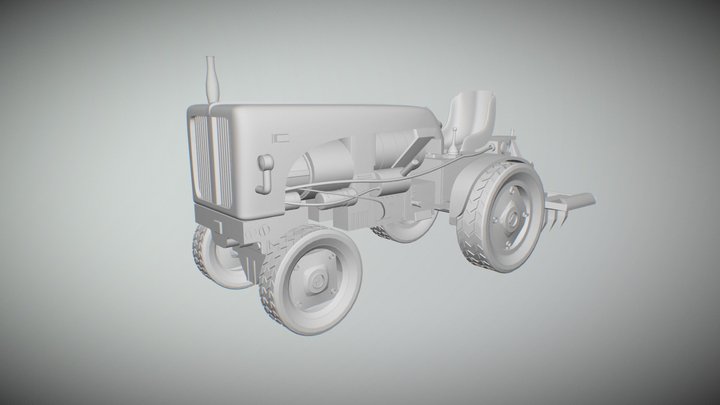 Tractor 3D 3D Model
