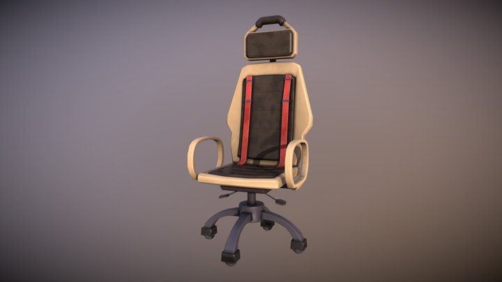 Old school Chair 3D Model