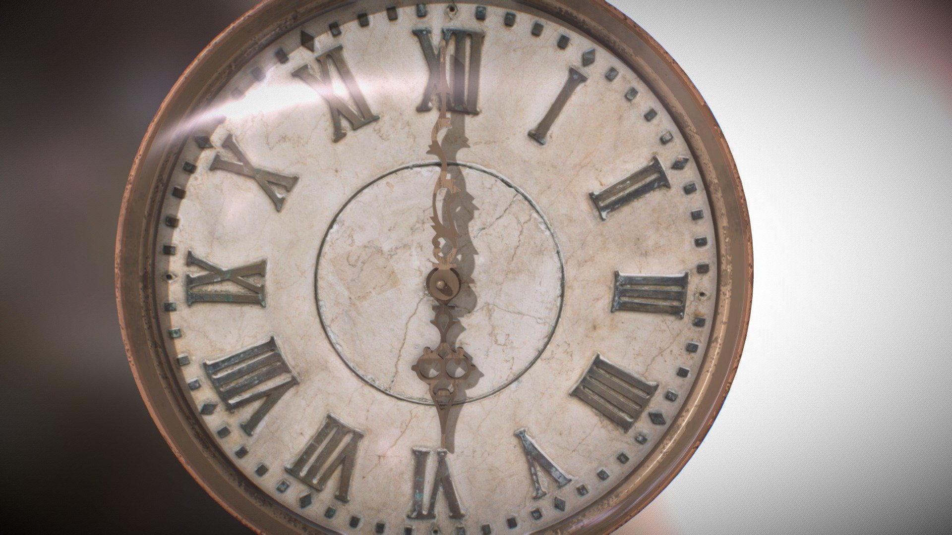Reloj Antiguo - Download Free 3D model by Crea (@crea.cr) [2476e04 ...