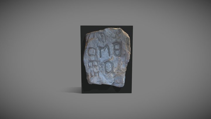 La estela de Escúllar. 3D Model