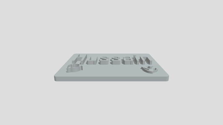 Mold Design2 My Name V2 3D Model