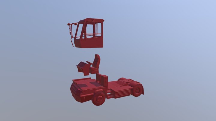 1:76 Master Alba Lorry Yard Shunter 3D Model
