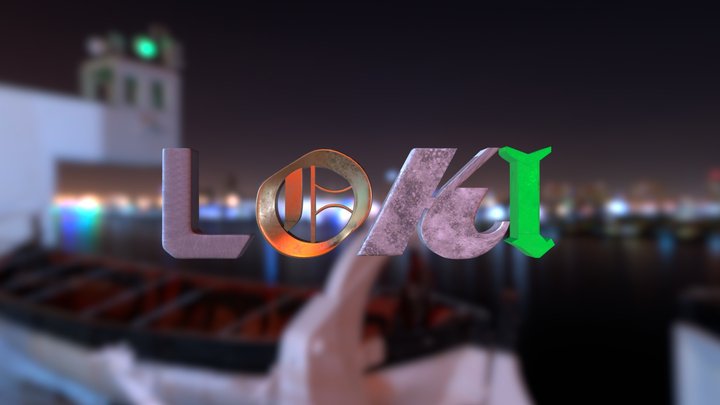 LOKI - Logo Series - MCU 3D Model