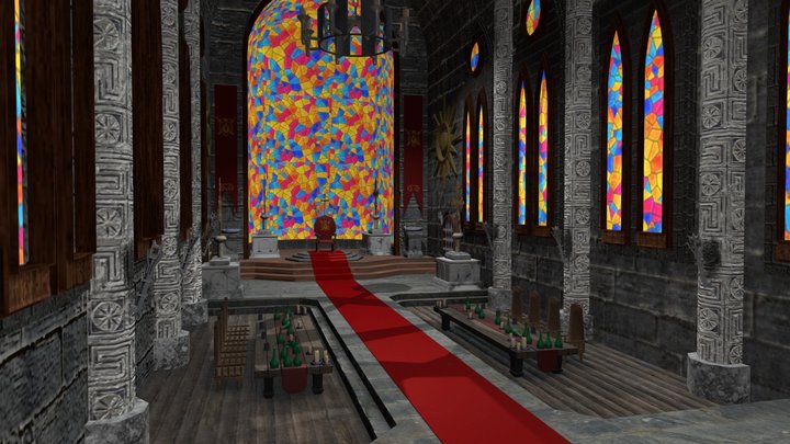 Throne Room 3D Model