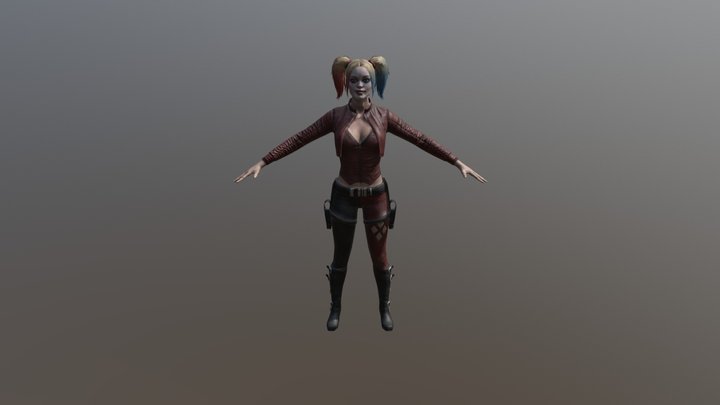 Injustice 2 - Harley Quinn 3D Model