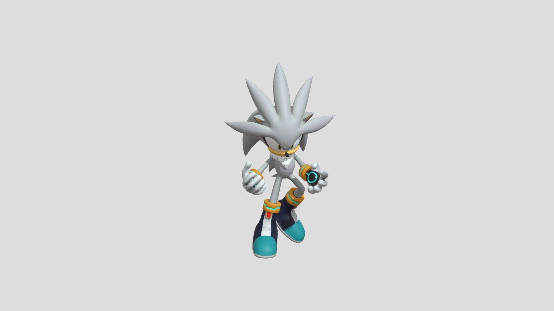 Silver_the_hedgehog - Download Free 3D model by Yughugjkuhghkjvhvjkvhj