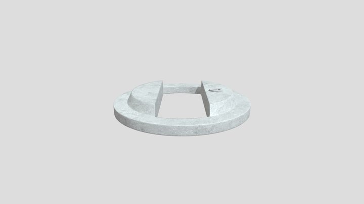 Крышка колодца ПВК-20 3D Model