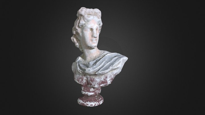 Roman Bust PBR 3D Model